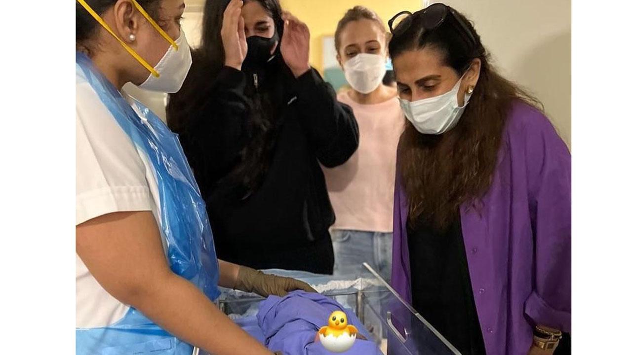 Rhea Kapoor shares first pictures of Sonam Kapoor and Anand Ahuja’s newborn